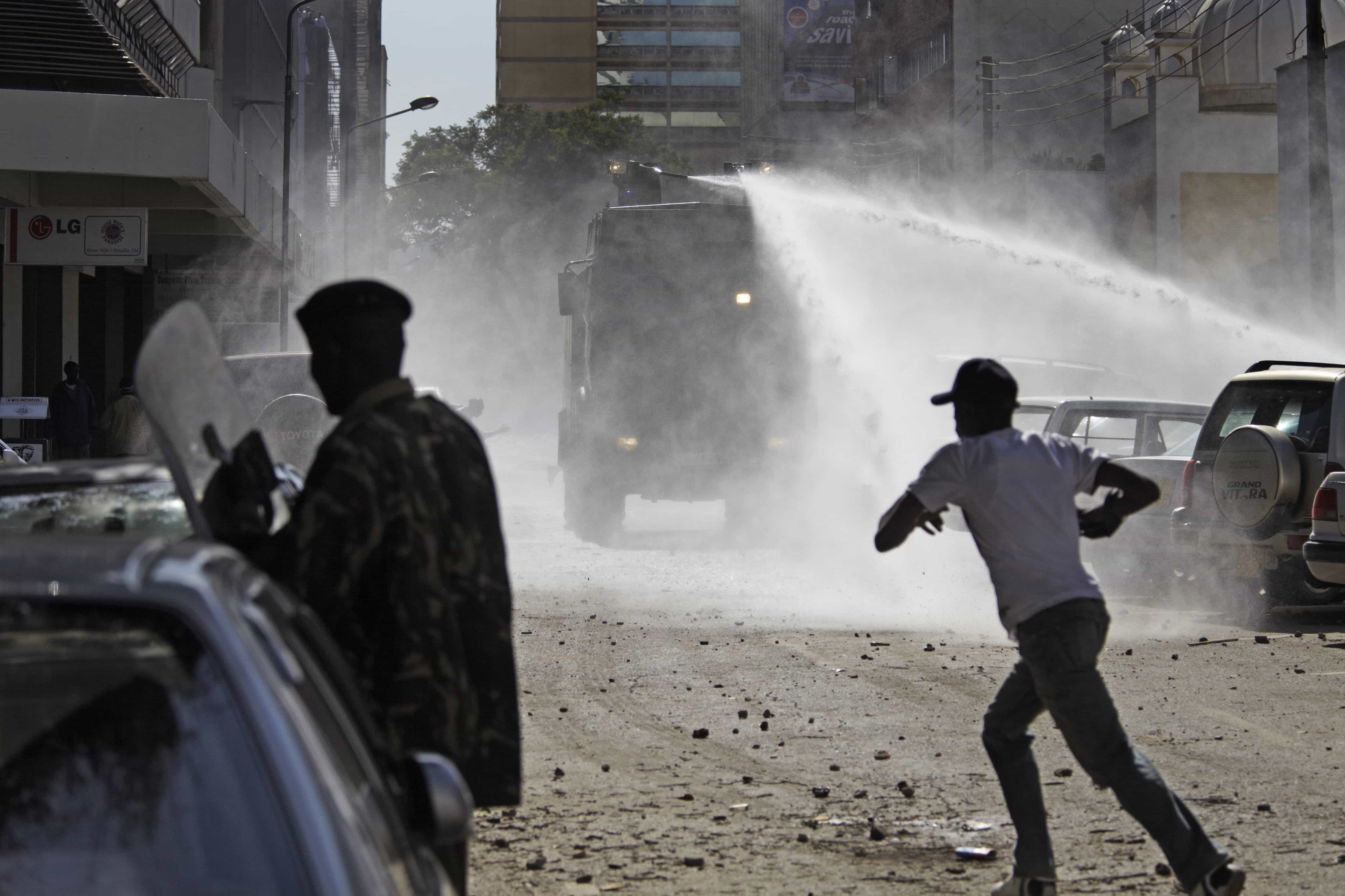 Kenya: Teargas, brutality and the killing of a protester at electoral ...